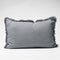 Luca Boho Linen Cushion - Slate