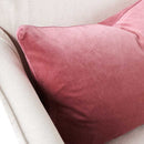 Lynette Velvet Cushion - Dusty Mauve