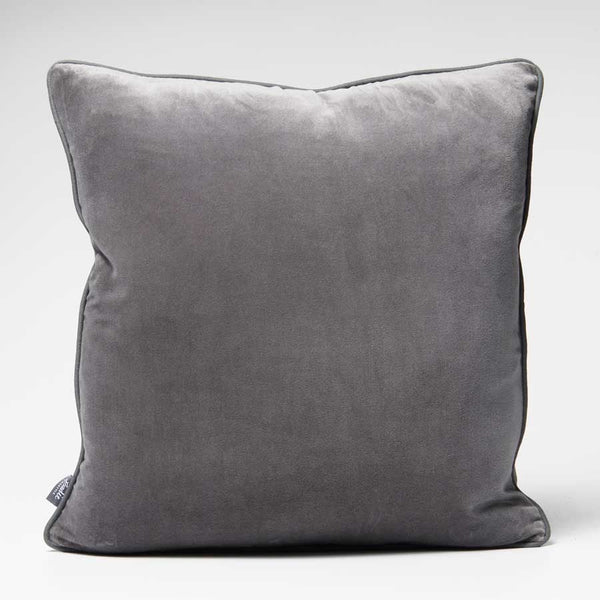 Lynette Velvet Cushion - Slate