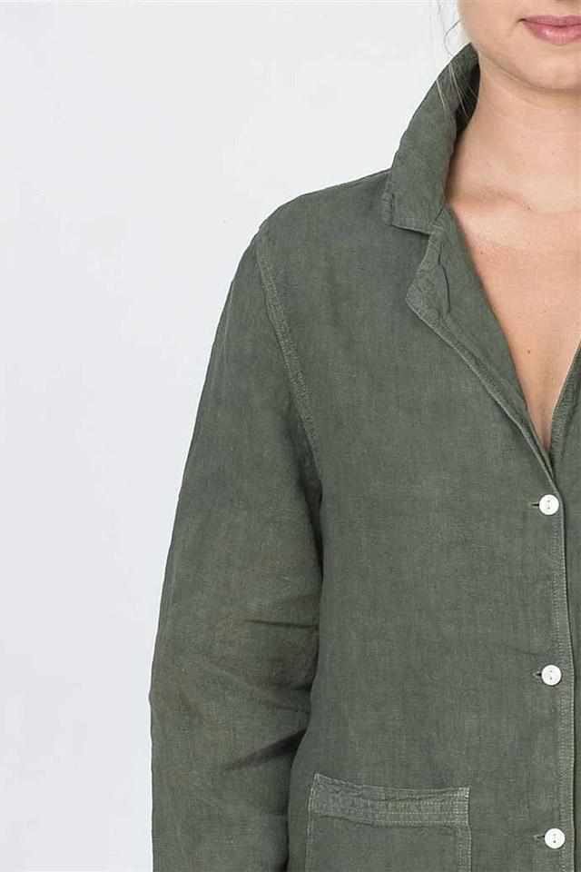 The Essential Linen Shirt - Khaki