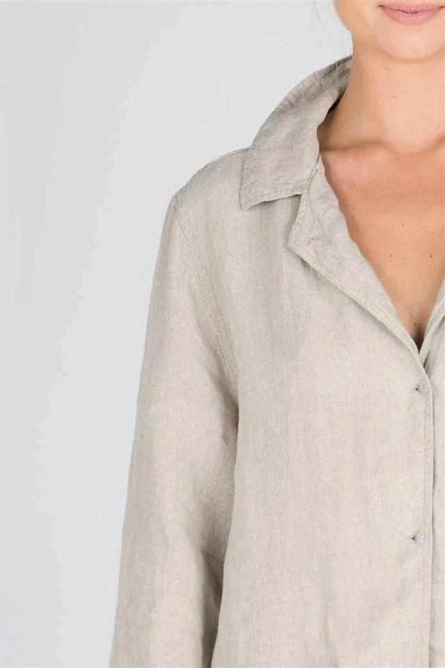 The Essential Linen Shirt - Natural