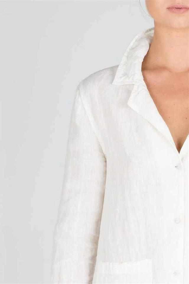 The Essential Linen Shirt - White