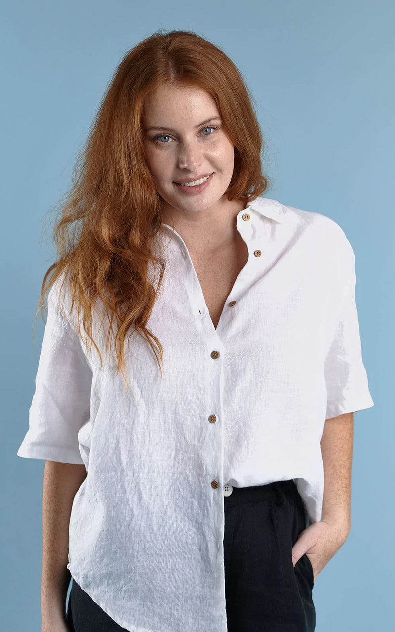 Capri Shirt - White