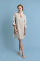 Palazzo Dress - Natural