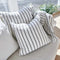 Sea Spray Cushion - White/Navy Stripe