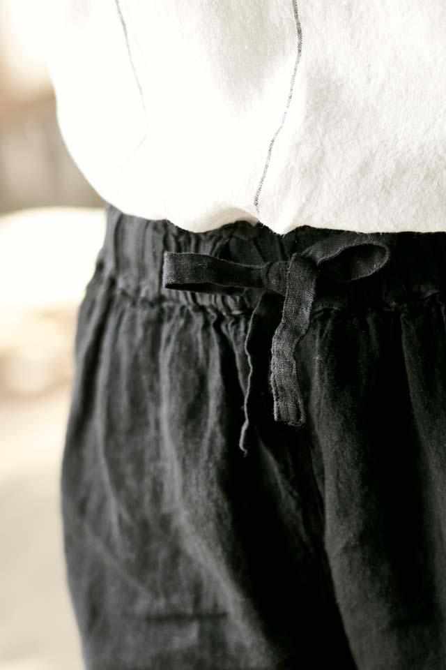 The Linen Shorts - Black