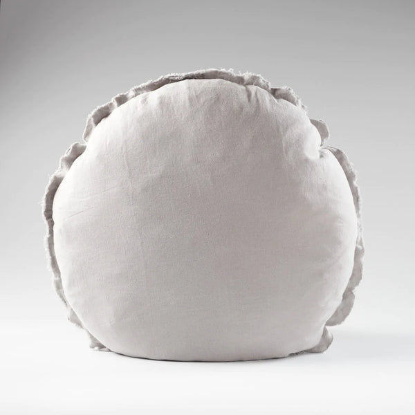 Lulu Linen Cushion - Silver Grey