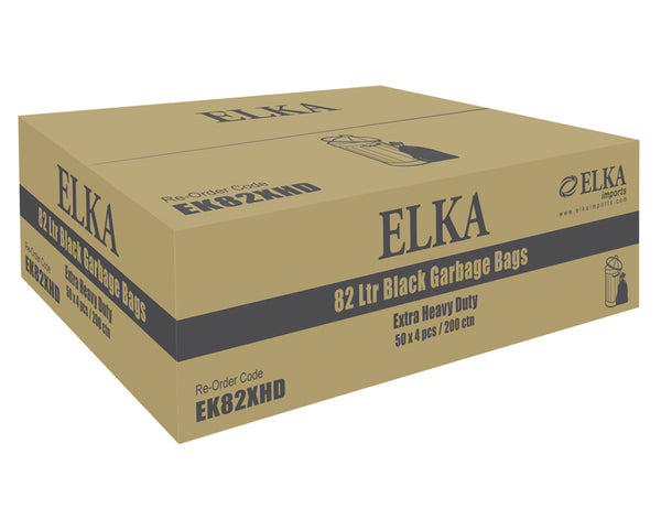 82L EXTRA HEAVY DUTY GARBAGE BAGS CARTON OF 250 (ROLL)