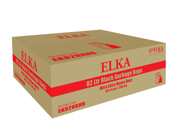 82L ULTRA EXTRA HEAVY DUTY GARBAGE BAGS CARTON OF 200 (ROLL)