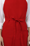 Staple Triple Pocket Apron Red