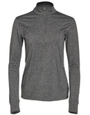 Ultimate Half Zip Long Sleeve Sweat Top- Ladies