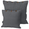 Resort Premium Solid Grey Cushion Cover