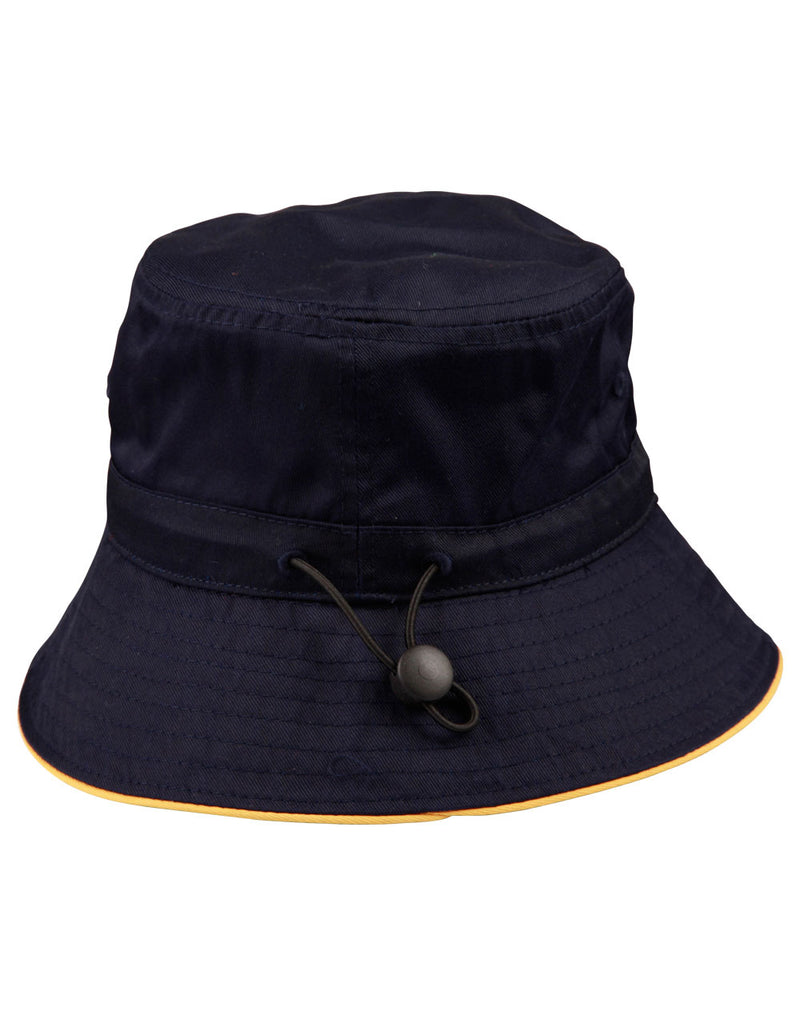 Sandwich Bucket Hat With Toggle