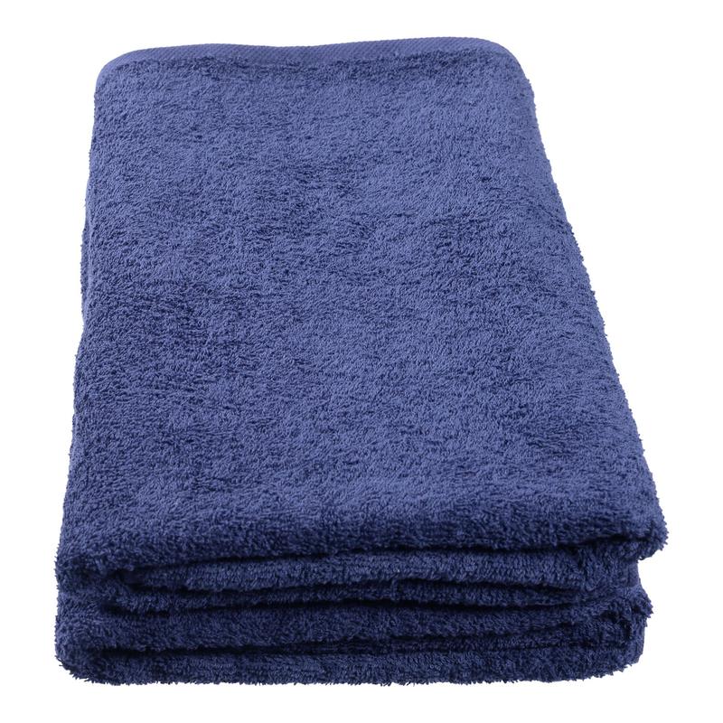 Heavenly Indulgence Hotel Bath Sheet Navy