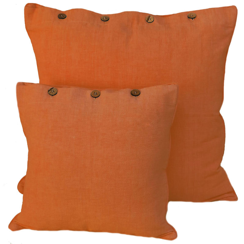 Resort Premium Solid Burnt Orange Cushion Cover