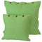 Resort Premium Solid Green Cushion Cover