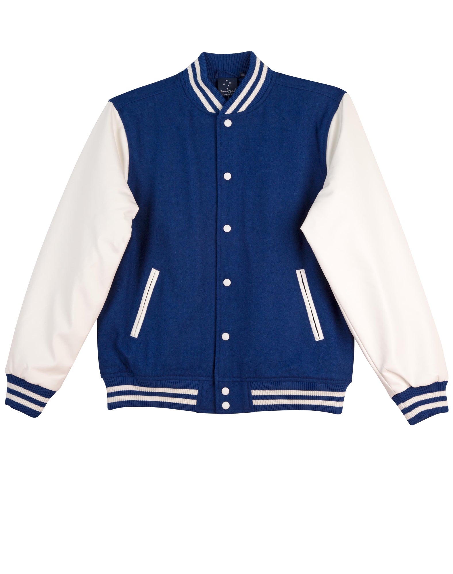 Wool leather varsity jacket hotsell