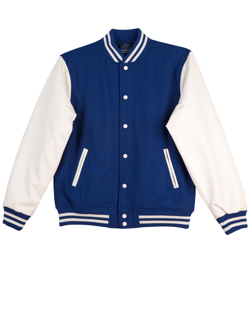 WOOL LETTERMAN Wool Blend Varsity Jacket