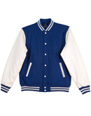 WOOL LETTERMAN Wool Blend Varsity Jacket Unisex