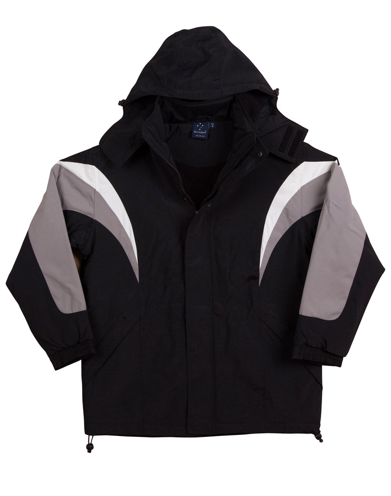 BATHURST Tri-Colour Jacket With Hood Unisex