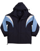 BATHURST Tri-Colour Jacket With Hood Unisex
