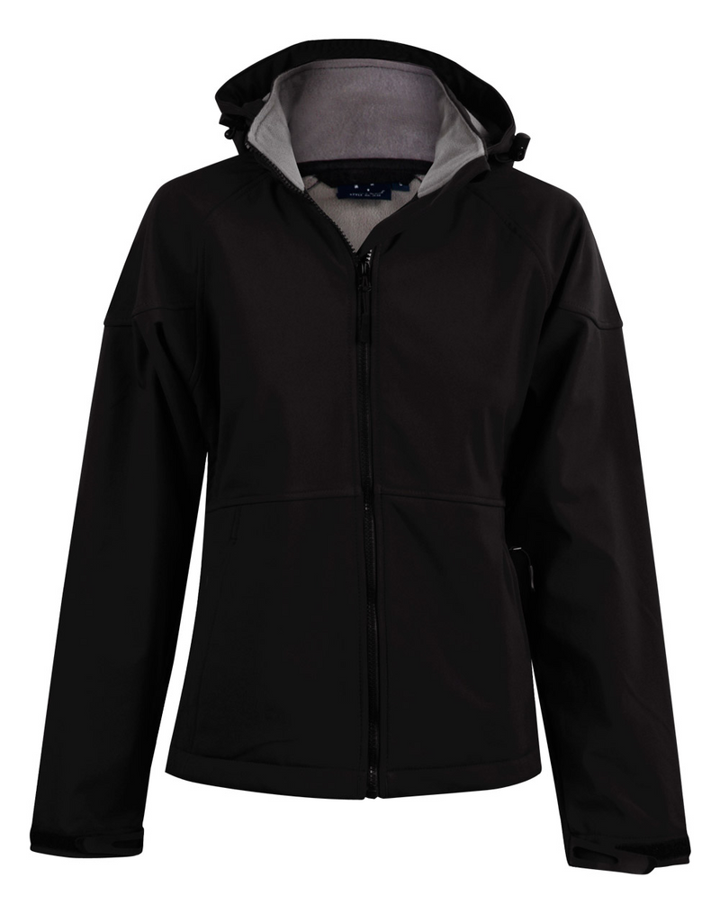 Womens Softshell Hooded Jacket