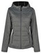 Womens Charcoal Cationic Quilted Jacket