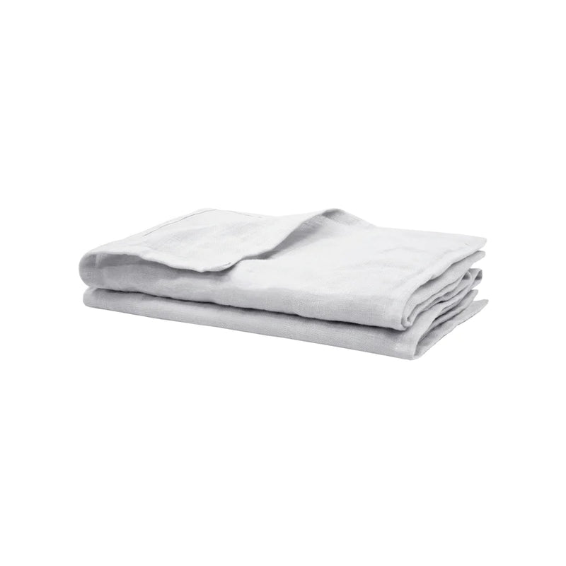 Linen Napkin Set Silver