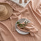 Linen Napkin Set Tea Rose