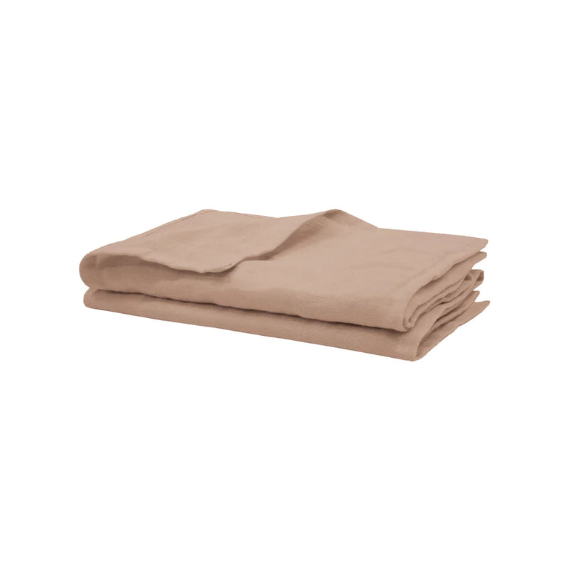 Linen Napkin Set Tea Rose
