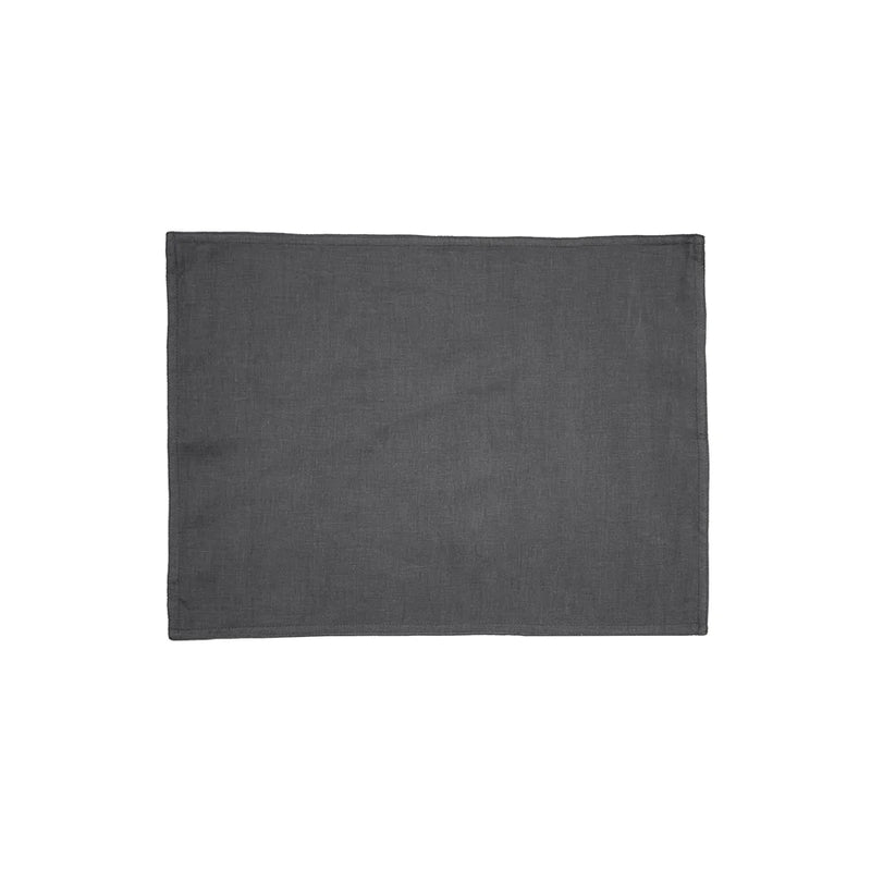 Linen Placemat Charcoal