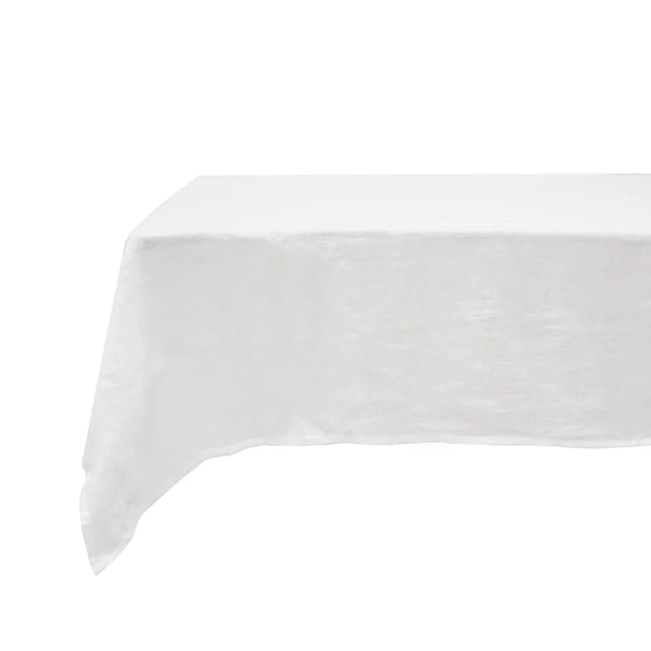 Linen Rectangle Tablecloth Ivory