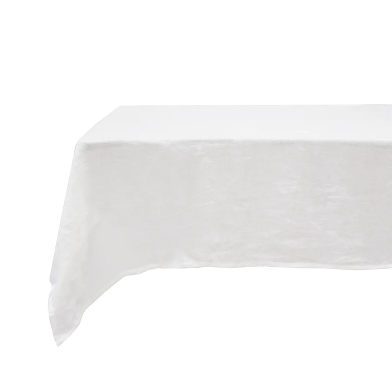 Linen Rectangle Tablecloth Ivory