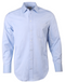 Blue Pinpoint Oxford Shirt For Men