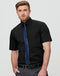 Cotton/Poly Stretch Shirt For Men - Short Sleeve
