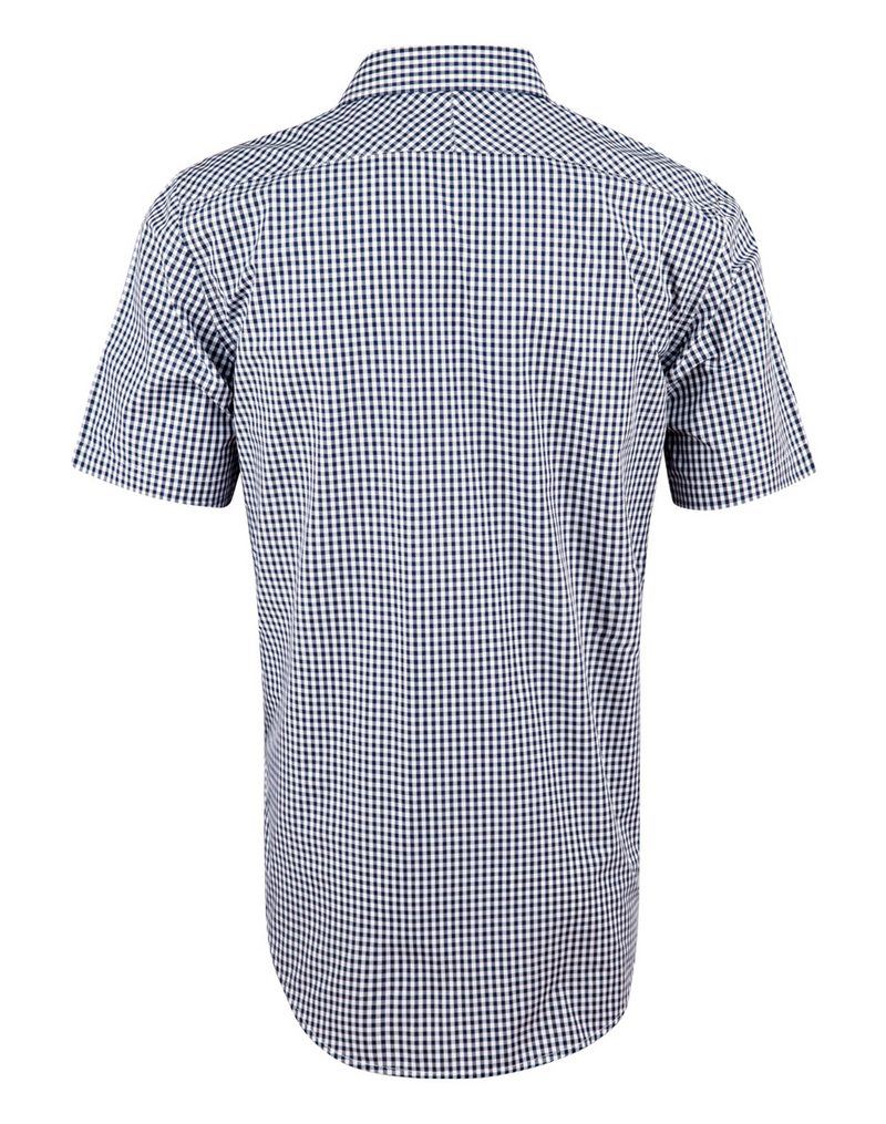 Men’s Gingham Shirt- Short Sleeves