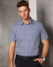 Multi-Tone Check Shirt For Men - Short Sleeve