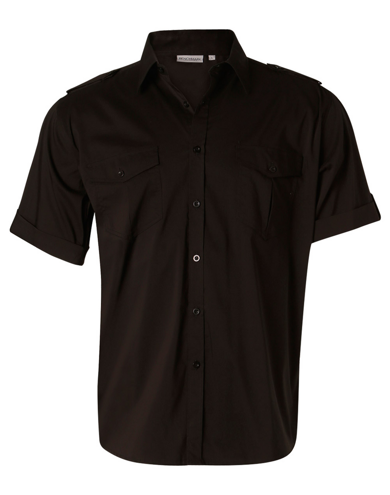 Mens Military Shirt - Short Sleeves