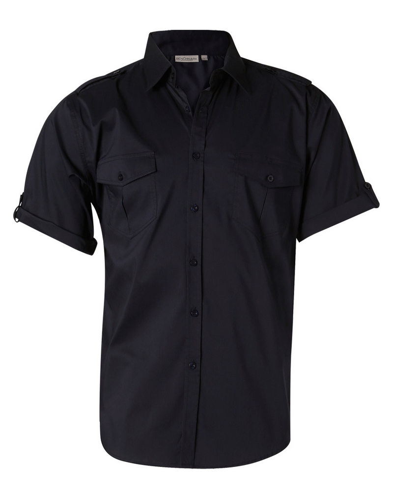 Mens Military Shirt - Short Sleeves