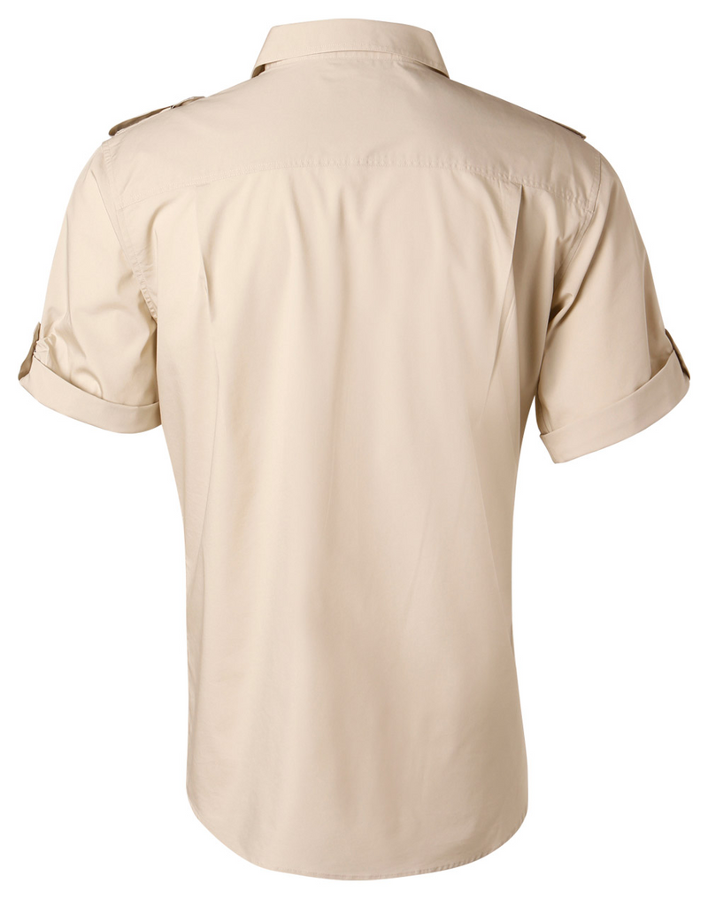 Mens Military Shirt - Short Sleeves