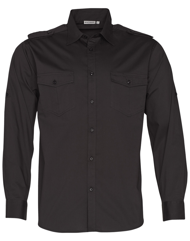 Mens Military Shirt - Long Sleeves