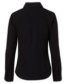 Cotton/Poly Stretch Long Sleeve Shirt For Women