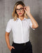 Cotton/Poly Stretch Shirt For Women's - Short Sleeve