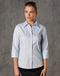 Self Stripe Shirt For Women - 3/4 Sleeve