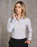 Ticking Stripe Shirt For Women - Long Sleeve