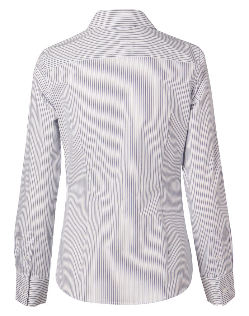 Ticking Stripe Shirt For Women - Long Sleeve