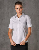 Ticking Stripe Shirt For Women - Short Sleeve