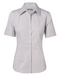 Ticking Stripe Shirt For Women - Short Sleeve