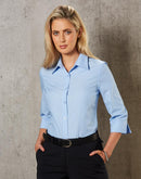 Pin Stripe Shirt For Women - 3/4 Sleeve