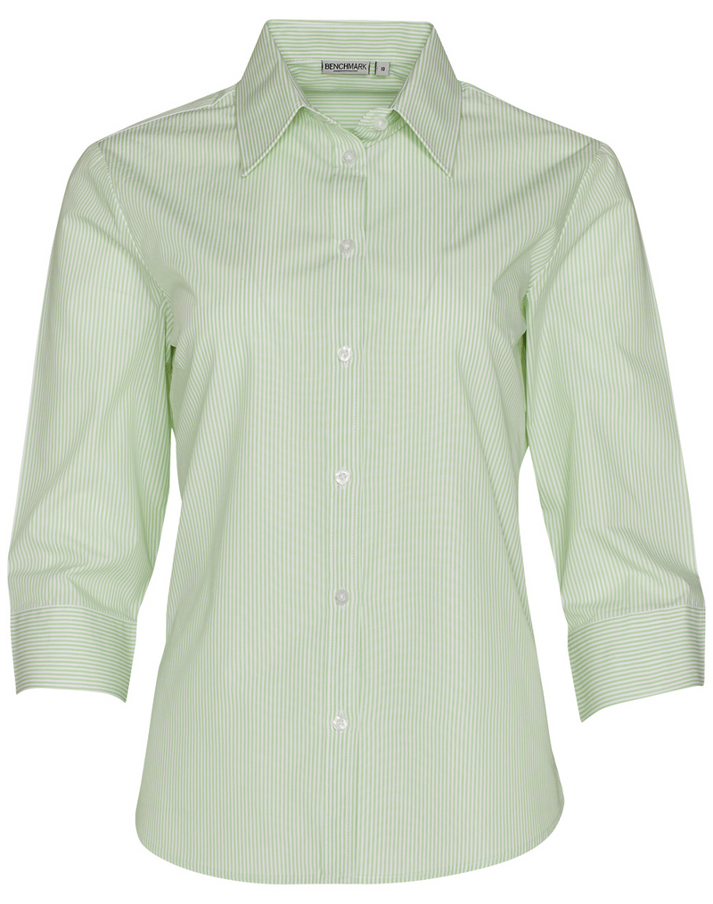 Womens Stripe 3/4 Sleeve Shirt